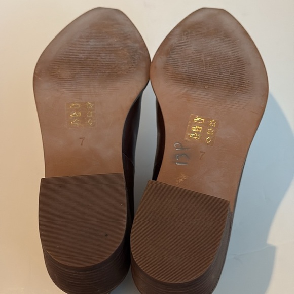 Madewell Bonham bootie ankle cowboy boots brown stacked heel size 7 - Picture 7 of 16